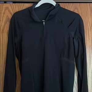 Lululemon Black quarter zip.